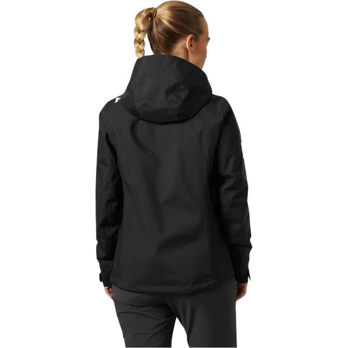 Helly Hansen Mujer Crew 2024 Chaqueta De Capa Intermedia Con Capucha 2.0 34447 - Black